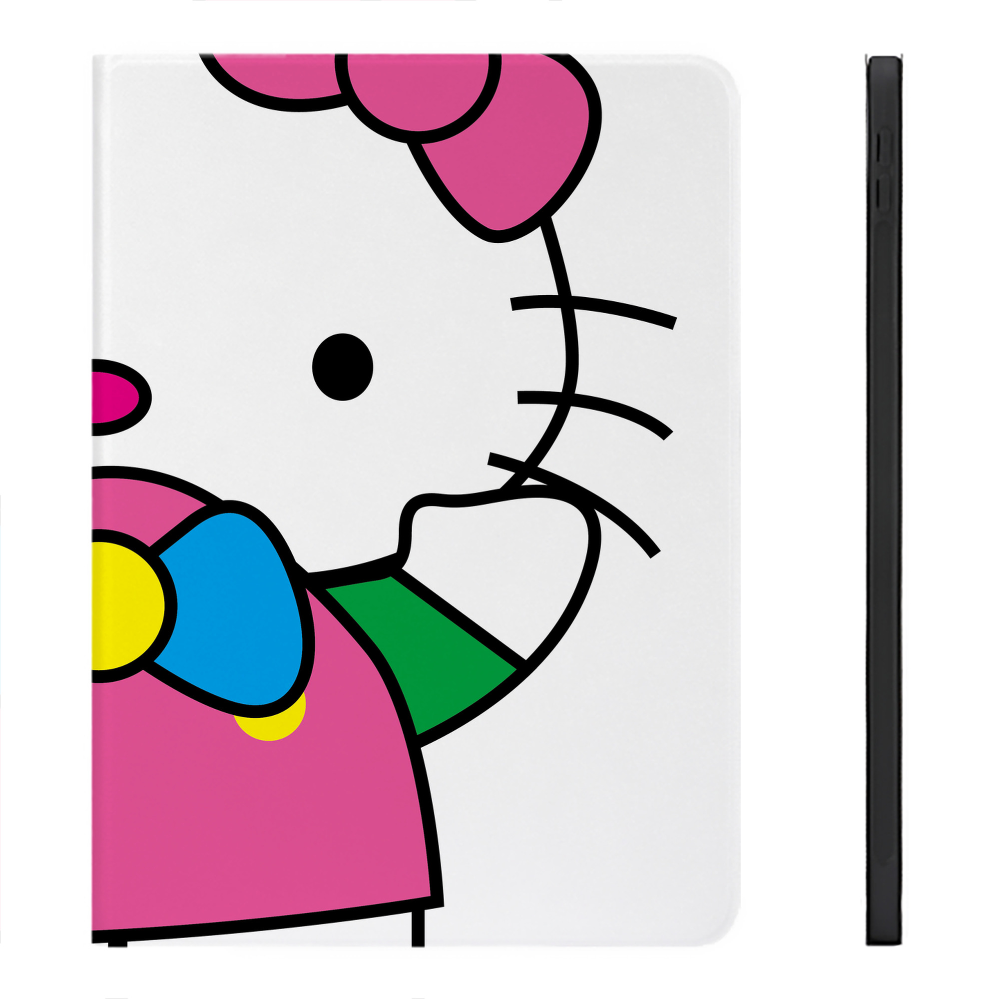 （画像用） Hello Kitty ハローキティ IPadケース ペンホルダー付き ブックスタイルデザイン